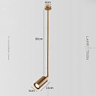 Точечный свет LINO B Размер L. Цвет золото. Lampatron 3189-7940