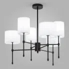 Потолочная люстра с тканевыми абажурами Eurosvet 60162/6 черный Notturno a065662