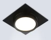 Встраиваемый светильник Ambrella light TN6739 BK черный IP44 GX53 110*110*57