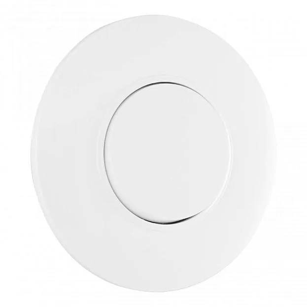 Выключатель круглый одноклавишный с рамкой белый пластик Arte Milano SET08-1-30-1 white Выключатель круглый одноклавишный с рамкой белый пластик Arte Milano SET08-1-30-1 white