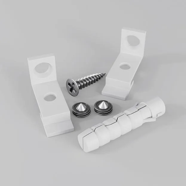 Комплект креплений для радиусного профиля с боковым свечением 2шт. Maytoni ALM-3535R-1MT