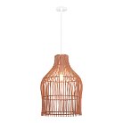 Светильник подвесной Белый/Розовый E27 1*40W ST-Luce SL1513.513.01 CESTA