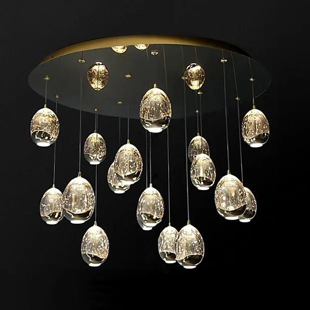 Подвесной светильник LENITA MORE L6 Gold ImperiumLoft 212301-23 lenita-more01