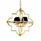 Люстра Delight Collection KM0728P-4M gold/black Mandeville