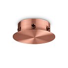 Основание Ideal Lux 307091 ROSONE MAGNETICO 6 LUCI RAME BRUNITO ROSONI