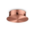 Основание Ideal Lux 307091 ROSONE MAGNETICO 6 LUCI RAME BRUNITO ROSONI