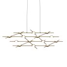Люстра Illuminati Molecular 14 black/gold