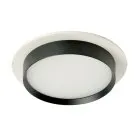 Светильник встраиваемый  Feron 51351 DL507 потолочный GX53 белый + черный круг