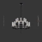 Люстра FEAT LUX 18 ламп. Черный Lampatron 7448-20995