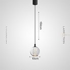 Подвесной светильник WOD Цвет Жемчужно-черный Lampatron wod-black 8333-22715