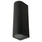 Светильник садово-парковый  Feron 51311 DH024, на стену, 2*GU10 MR11 230V, черный