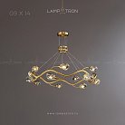 Кольцевые люстры и светильники ADRIANNA 14 ламп Lampatron 3865-9654