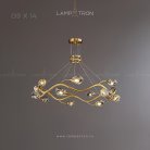 Кольцевые люстры и светильники ADRIANNA 14 ламп Lampatron 3865-9654