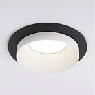 Встраиваемый светильник Elektrostandard 114 MR16 белый/черный Solar a053344