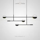 Реечный, рядный светильник GILIAN Цвет черный. Lampatron gilian-black 2967-7133