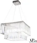 Люстра светодиодная хрустальная APL LED SH10.52.C.Ni.4000 Sicilia