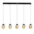 Подвесной светильник Delight Collection MD25090022-5B matt black/champagne