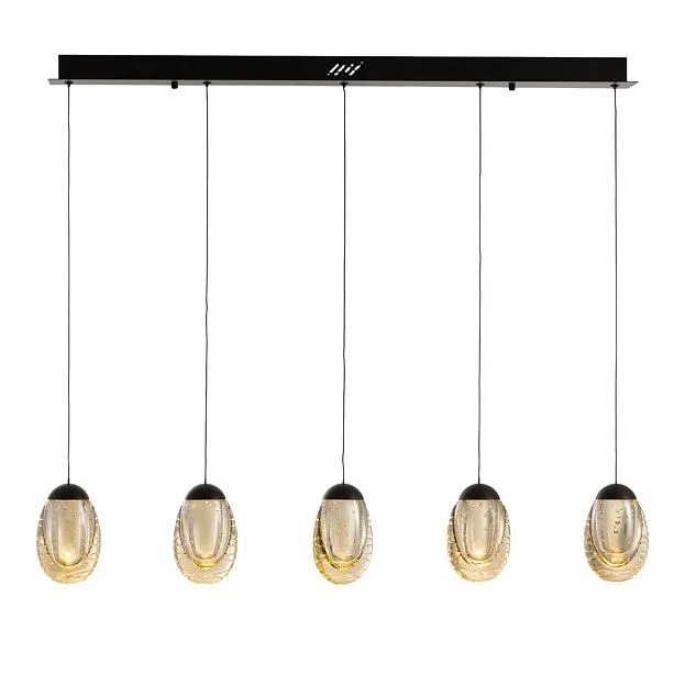 Подвесной светильник Delight Collection MD25090022-5B matt black/champagne Подвесной светильник Delight Collection MD25090022-5B matt black/champagne