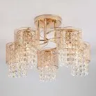 Потолочная люстра Eurosvet 30137/5 золото Bonnie 00000084461