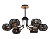 Подвесная люстра Ambrella light TR80167/6 BK/LWD
