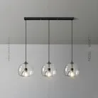 Готовая комбинация светильников FOCUS TRIO Цвет Прозрачный. Планка Lampatron 6051-16152