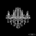 Люстра хрустальная Bohemia Ivele Crystal  1415/8/200 Ni Leafs