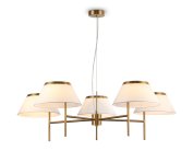 Подвесная люстра с абажурами Ambrella light LH72473/5 BS/WH 