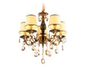 Подвесная люстра с абажурами и хрусталем Ambrella light TR4577 Traditional