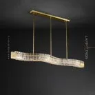 Реечный, рядный светильник IMANUEL LONG Размер L. Цвет латунь Lampatron 7036-24421