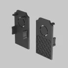 Заглушка для встраиваемого шинопровода 2шт черная Maytoni Technical TRA034EC-42B Magnetic track system Exility