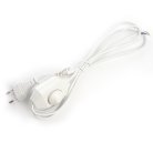 Сетевой шнур с диммером 230V 2м, белый, DM103-200W Feron 23056Сетевой шнур с диммером 230V 2м, белый, DM103-200W