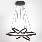 LED Люстра подвесная с пультом Черная Citilux CL719681 Дуэт