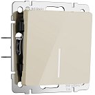 Выключатель одноклавишный с подсветкой (айвори акрил) Werkel W1110143 a064053