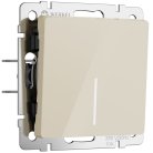 Выключатель одноклавишный с подсветкой (айвори акрил) Werkel W1110143 a064053
