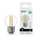 Светодиодная филаментная лампа Gauss 52220 FILAMENT ELEMENTARY