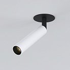 Встраиваемый светильник Elektrostandard 25027/LED белый/черный Diffe a058216