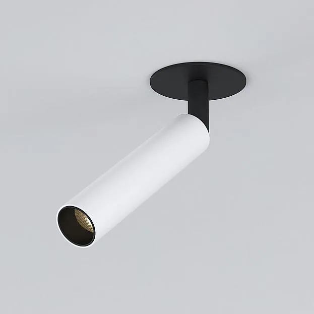Встраиваемый светильник Elektrostandard 25027/LED белый/черный Diffe a058216 Встраиваемый светильник Elektrostandard 25027/LED белый/черный Diffe a058216