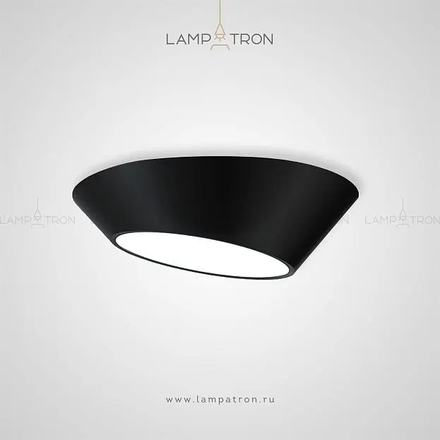 Потолочный светильник KEYES Размер L. Цвет Черный Lampatron 3691-9121 Потолочный светильник KEYES Размер L. Цвет Черный Lampatron 3691-9121