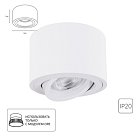 Потолочный светильник Arte Lamp A2260PL-1WH UNITO