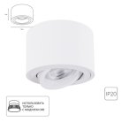 Потолочный светильник Arte Lamp A2260PL-1WH UNITO