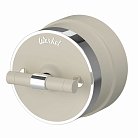 Выключатель на 4 положения двухклавишный Werkel W5822055 (слоновая кость матовый/хром) a058782