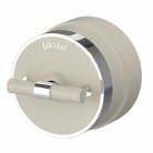 Выключатель на 4 положения двухклавишный Werkel W5822055 (слоновая кость матовый/хром) a058782