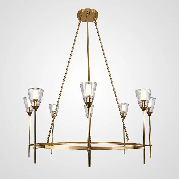 Люстра Torche De Verre Round Chandelier 8 75676-22 ImperiumLoft Люстра Torche De Verre Round Chandelier 8 75676-22 ImperiumLoft