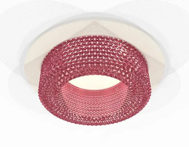 Комплект встраиваемого светильника с композитным хрусталем Ambrella light XC7621022 Techno Комплект встраиваемого светильника с композитным хрусталем Ambrella light XC7621022 Techno