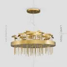 Люстра PERLINA Размер S. Диск. 21 лампа Lampatron perlina-s-disk 4270-10728