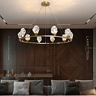Кольцевые люстры и светильники CRISTEL R 10 плафонов. Lampatron 3210-7983