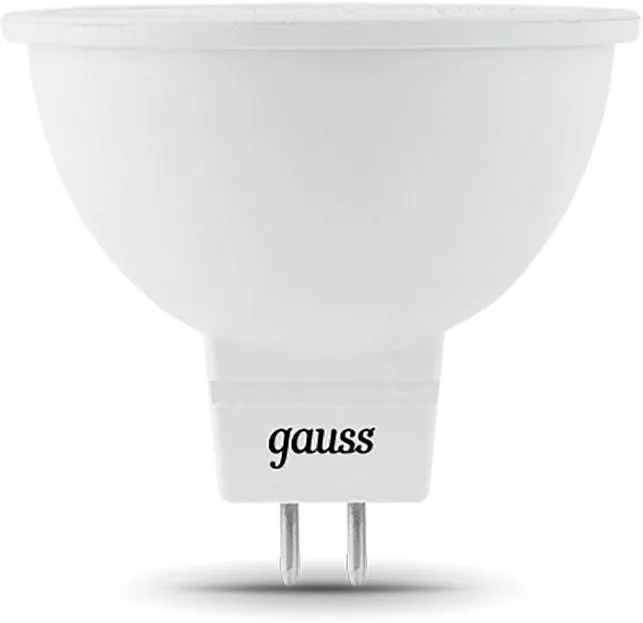 Лампа светодиодная Gauss 101505209 GU5.3 9W 4100K матовая MR16 LED Лампа светодиодная Gauss 101505209 GU5.3 9W 4100K матовая MR16 LED