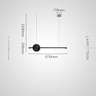 Реечный, рядный светильник ZVI WOOD Размер S. Цвет черный Lampatron zvi-wood-black-s 9027-25679