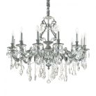 Подвесная люстра Ideal Lux 164953 GIOCONDA SP12 ARGENTO