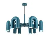 Люстра Канти лазурный Led 72W Kink Light 08465-6,07